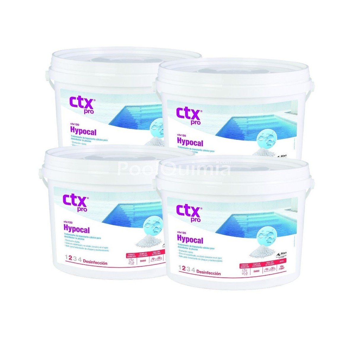 Hipoclorito cálcico granulado CTX-120