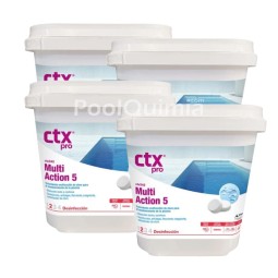 Tabletas cloro multiacción sin cobre CTX-342 MultiAction 200 gr.